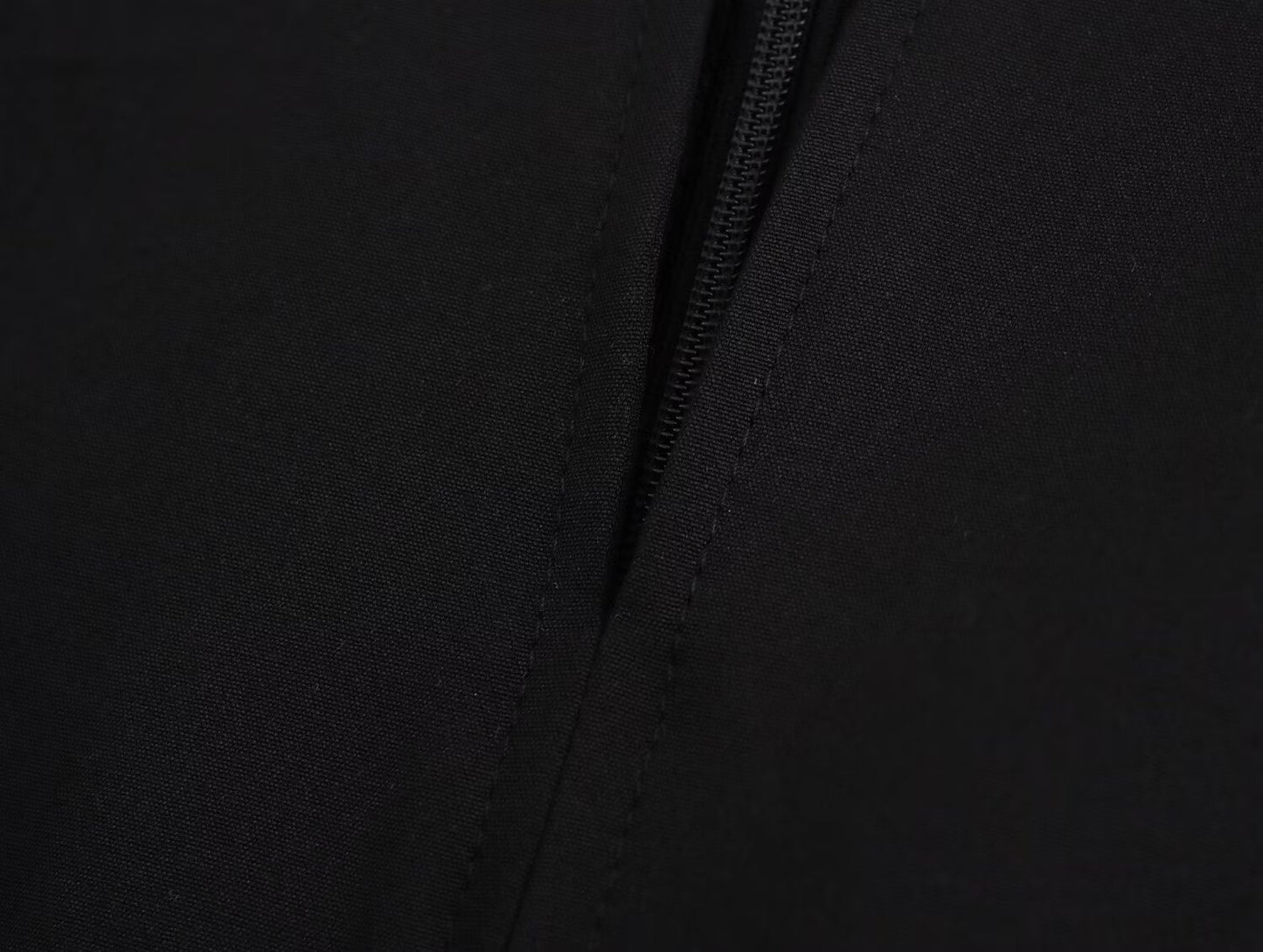 Women's new chic fashion open design slim stand collar wide pleated mini dress retro sleeveless back zipper women's dress Mujer