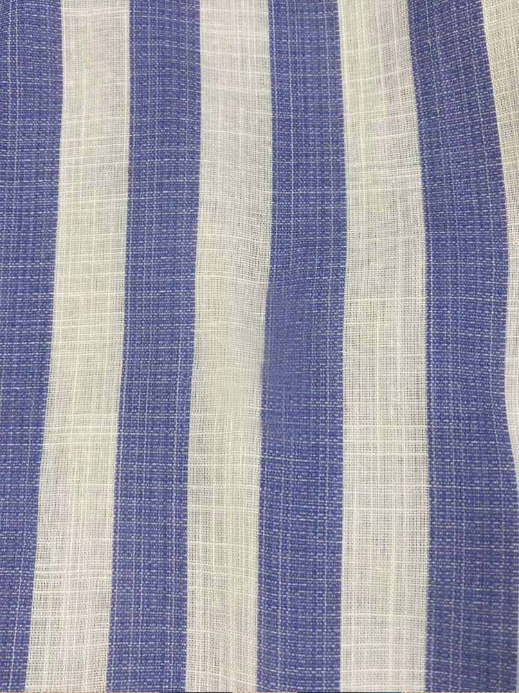 Women's New Casual Joker Spring and Summer Sun Protection Slub Cotton Embroidered Striped Long-sleeved Shirt