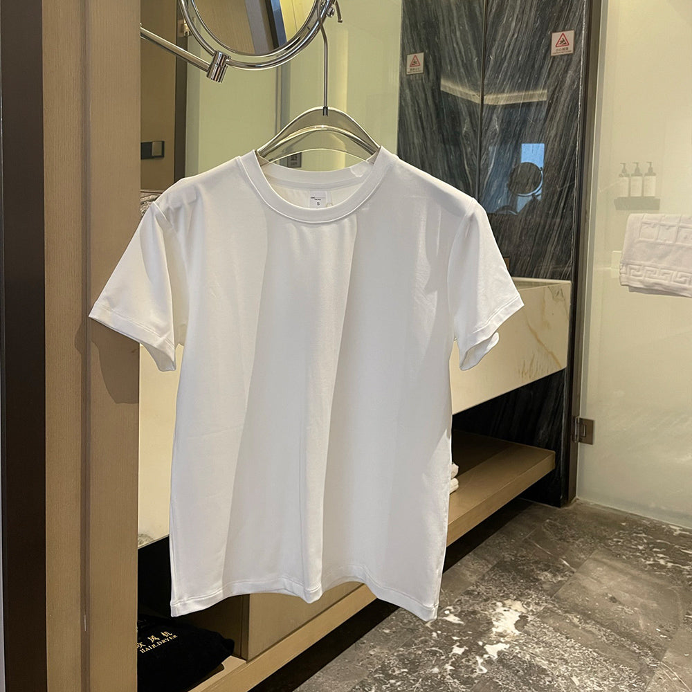 Women's new fashion Joker leisure quick-drying short-sleeved T-shirt sports fitness comfortable short-sleeved T-shirt.