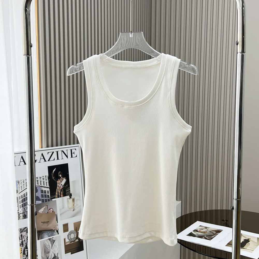 Women's New Fashion Joker Thread Embroidery Comfortable Breathable Street Casual Joker Sexy Vest/sling