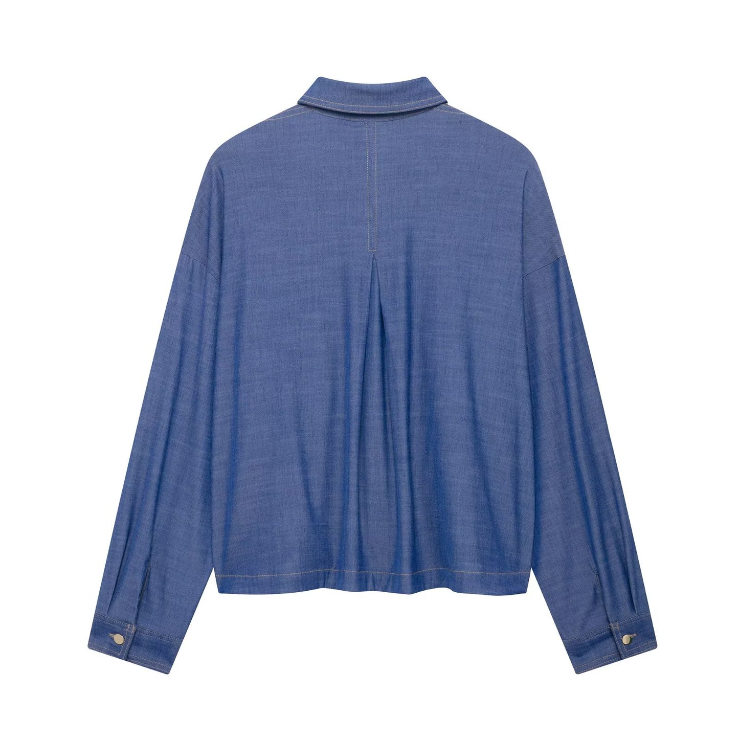 Women's new fashion loose single breasted long sleeved denim shirt coat+jeans women's suit