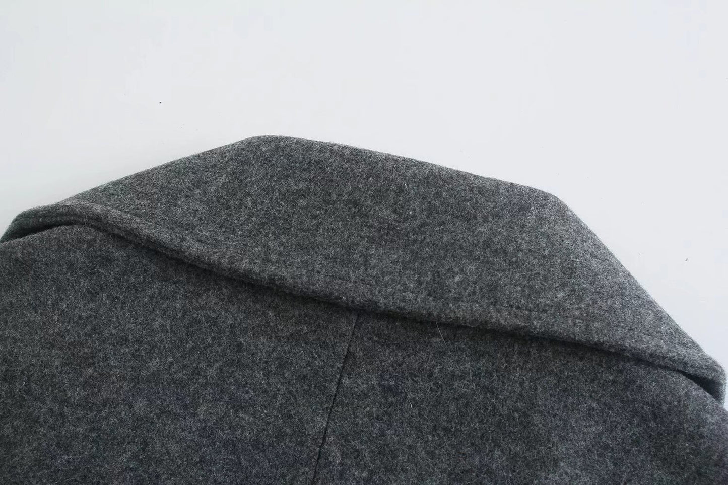 Women's New Fashion Joker Temperament Loose Version Double-breasted Long Coat Retro Long Sleeve Button Chic Coat.