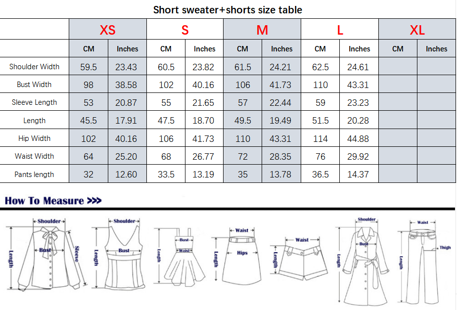 2026 women's new casual Joker O-neck sweater casual shorts suit