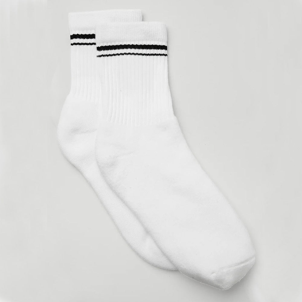 New Neutral Retro Socks Unisex Multi-color Code Paper Card Terry Socks Deodorant Socks