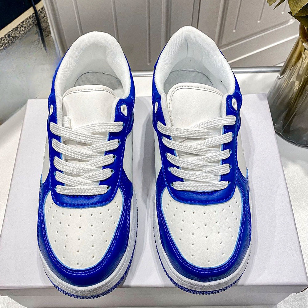 Women's new thick-soled non-slip sports shoes have a shoe box