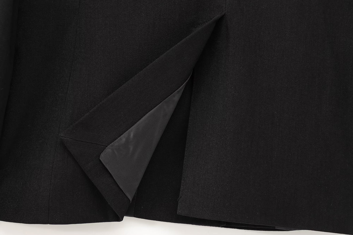 Suit Women's 2-piece Fashion Office Dress Short Skirt Skirt Suit Jacket Retro Long Sleeve Back Slit Female+bucket Pants Female Suit