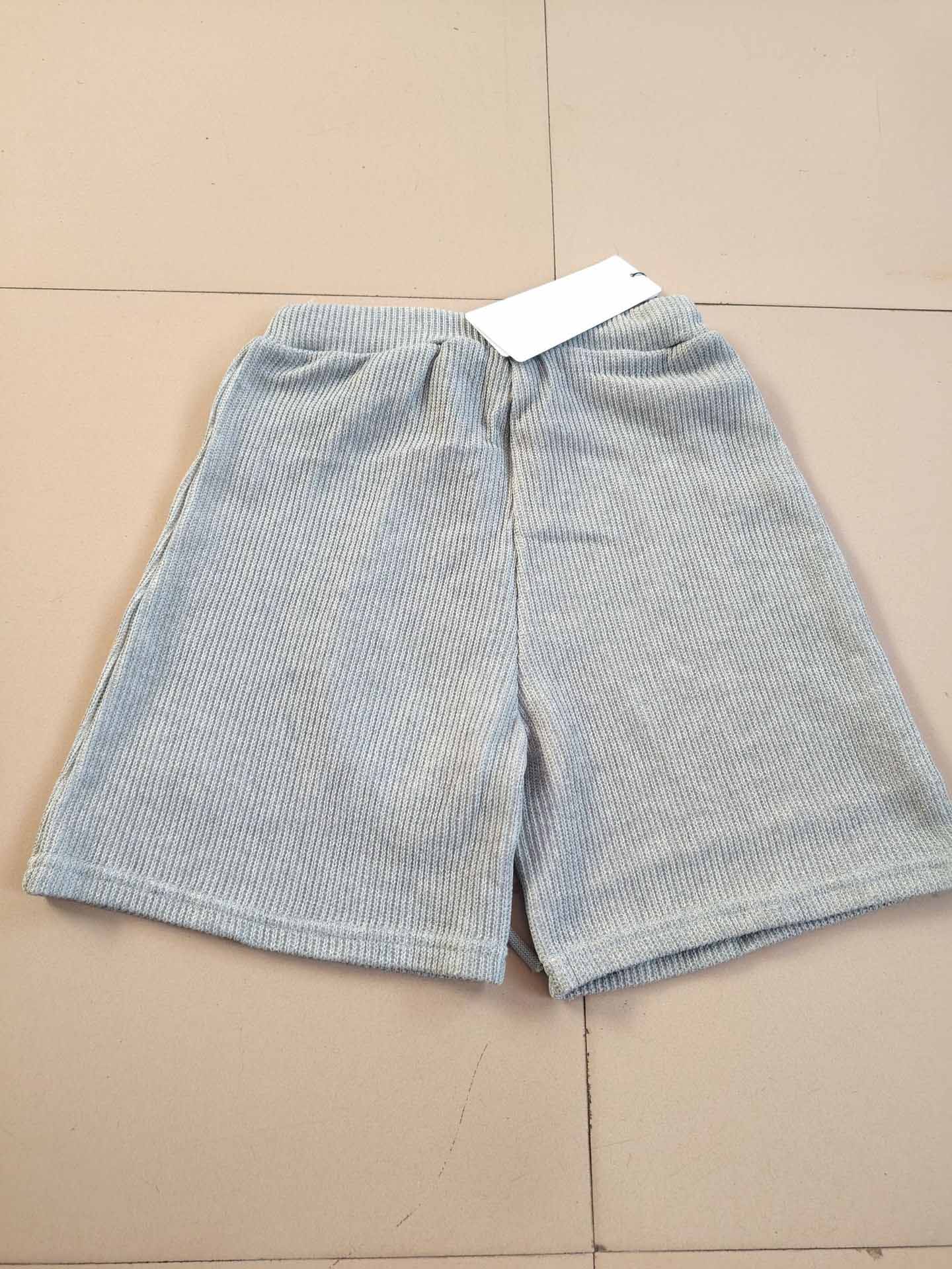 Summer new loose casual shorts women's high waist drawstring wide leg shorts