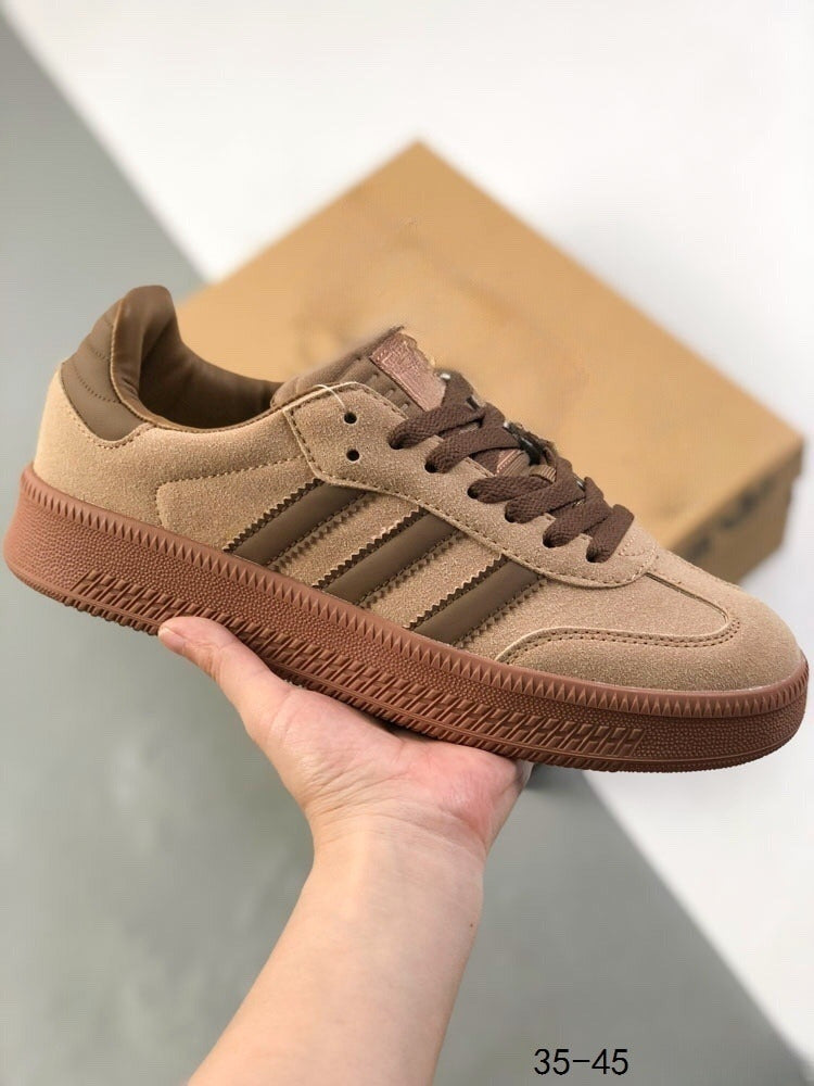 Men's and women's new casual Joker platform low-top anti-slip sports shoes have a shoe box.