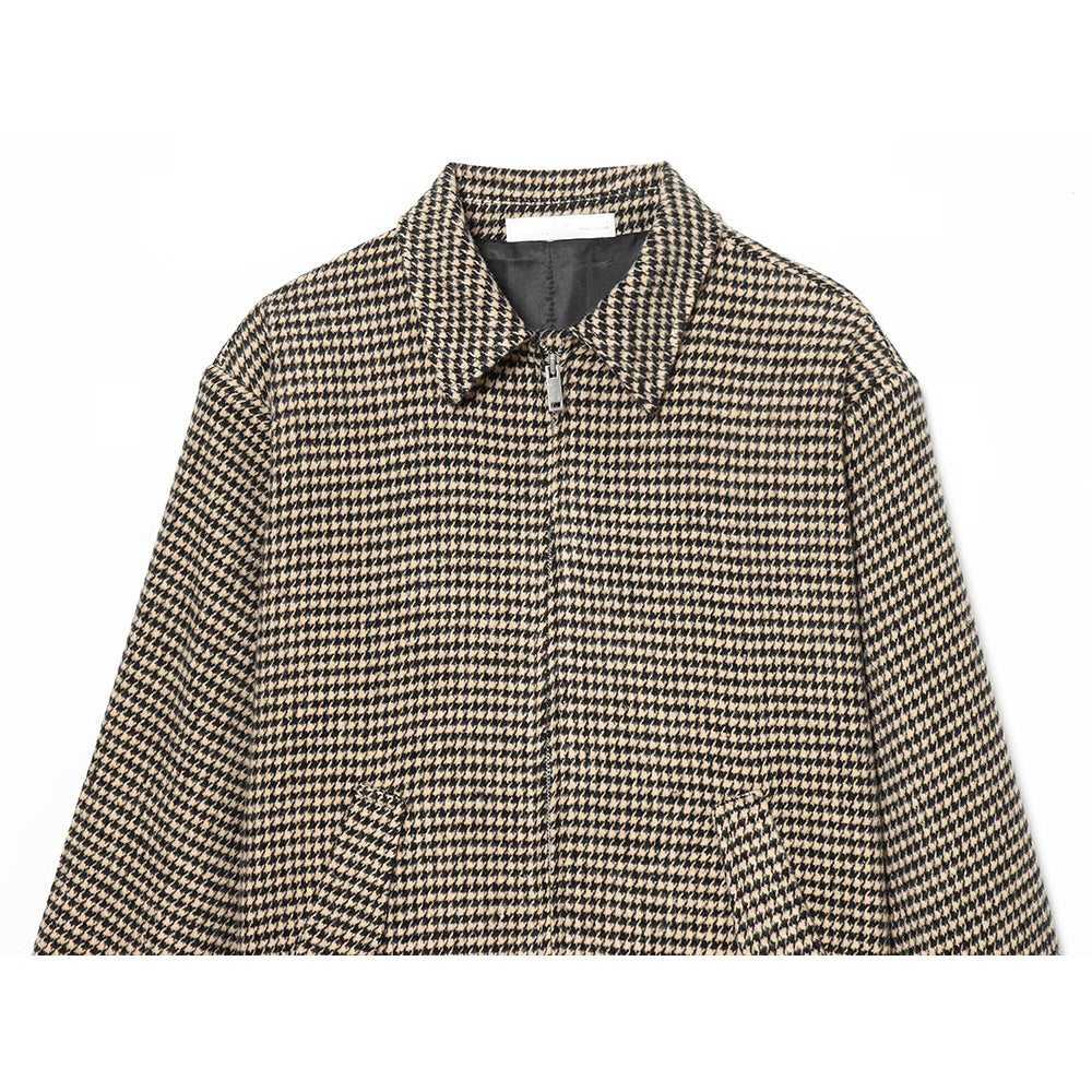 suit Women's 2 pieces lapel plaid pilot jacket Coat+Pants