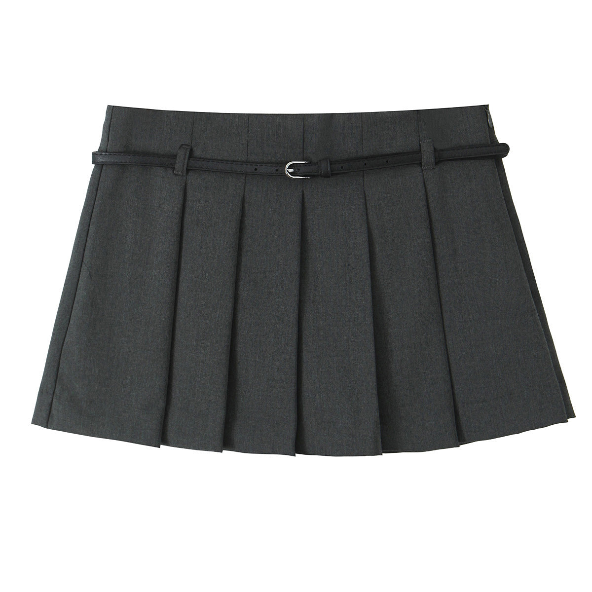 Women 2025 New Fashion Pleated skirt pants with waist width Vintage High Waist Female Skirts