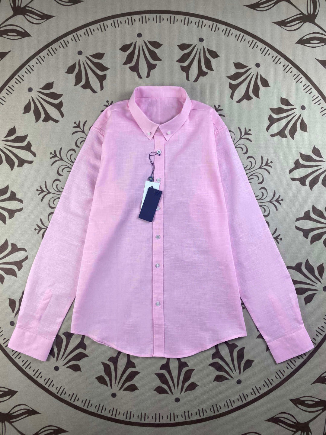 Men and Women with The Same New Fashion Casual Joker Linen Long Sleeve Shirt