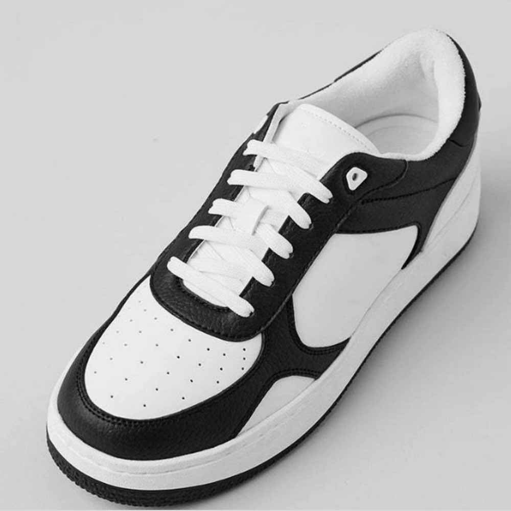 Unisex New Casual Classic Black and White Sneakers Casual Shoes Lace-up Shoes Small Size