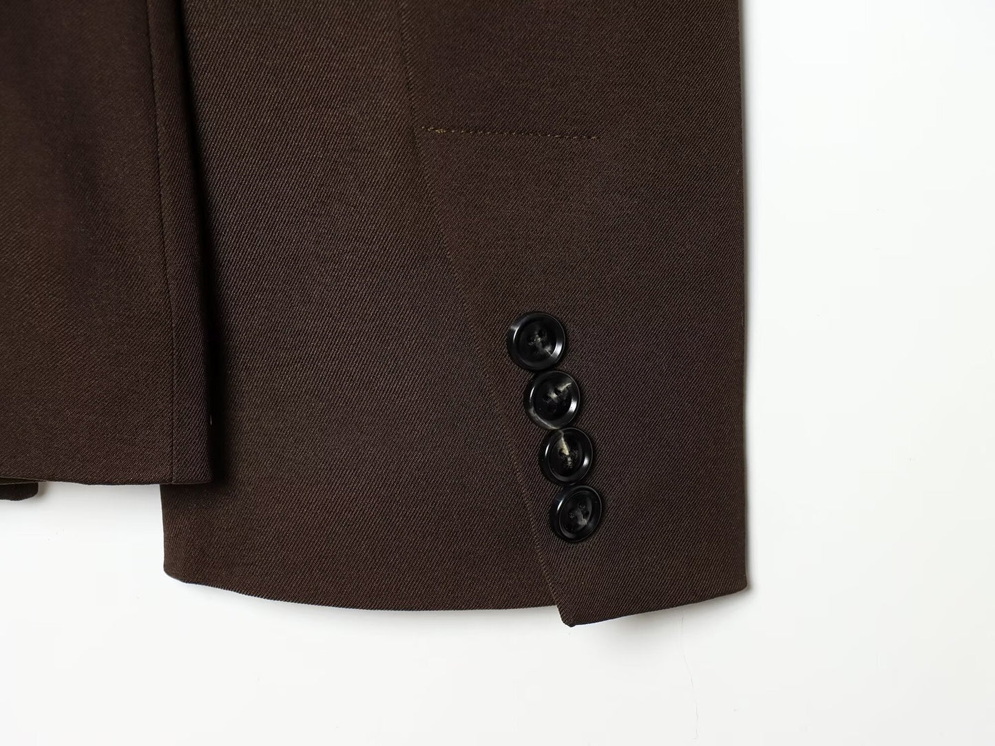 suit Women's 2 pieces slim lapel buckle Blazer Coat +Pants