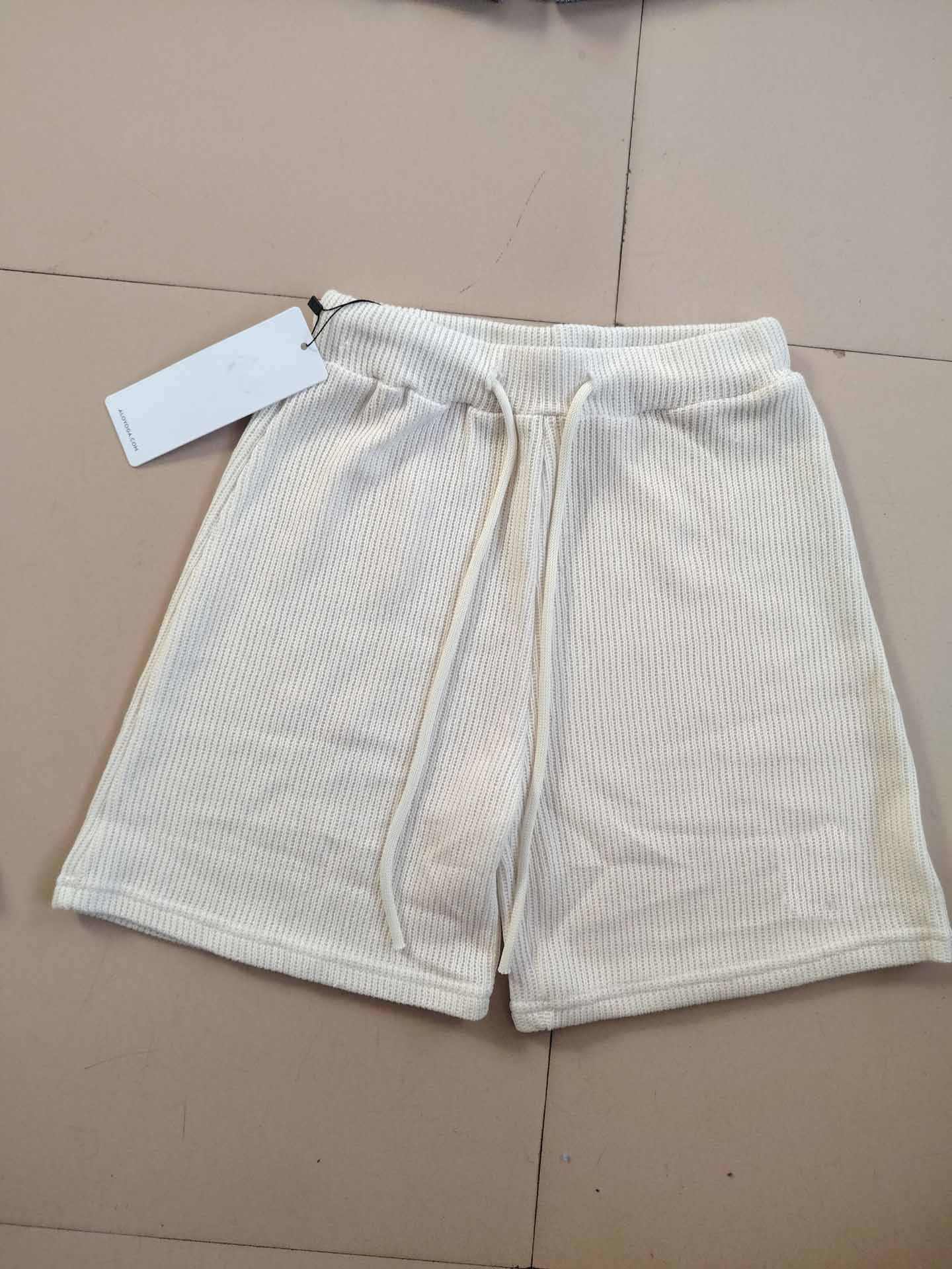 Summer new loose casual shorts women's high waist drawstring wide leg shorts