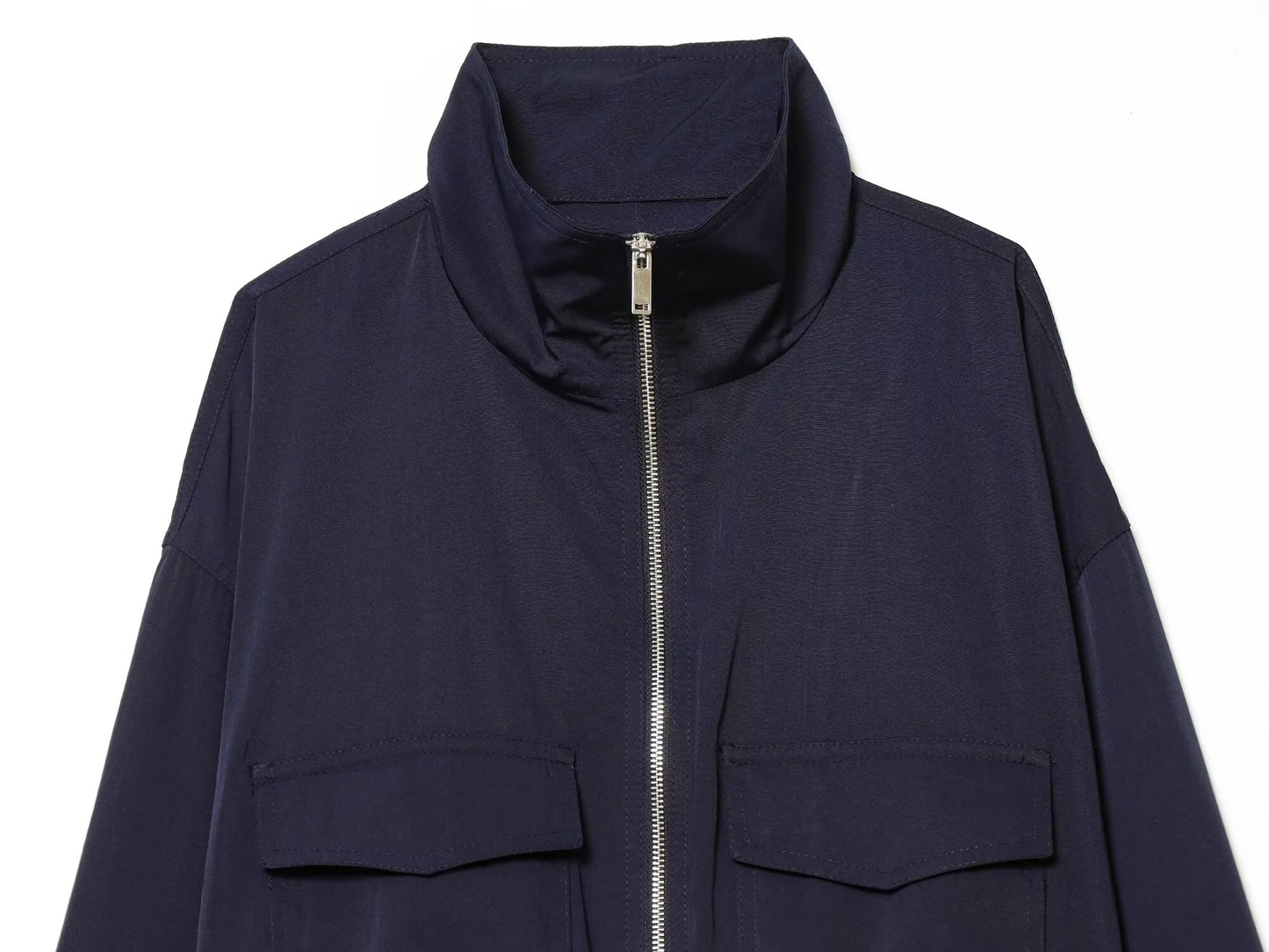 Women's casual stand collar jacket Coat