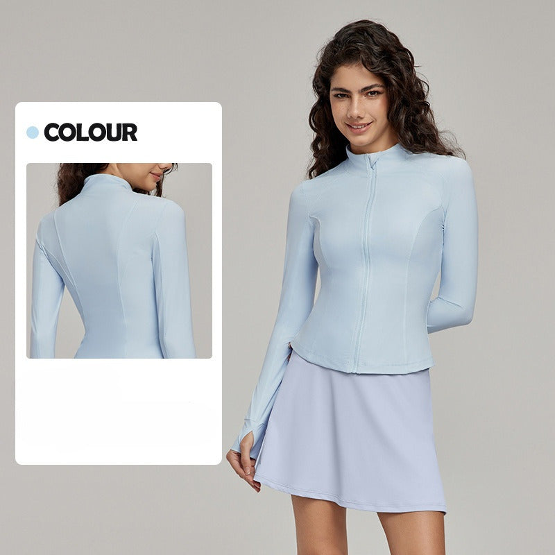 Women's New Fashion Joker Cool Slim Stand-up Collar Sunscreen Coat Women's UV Protection Outdoor Sun-protective Clothing