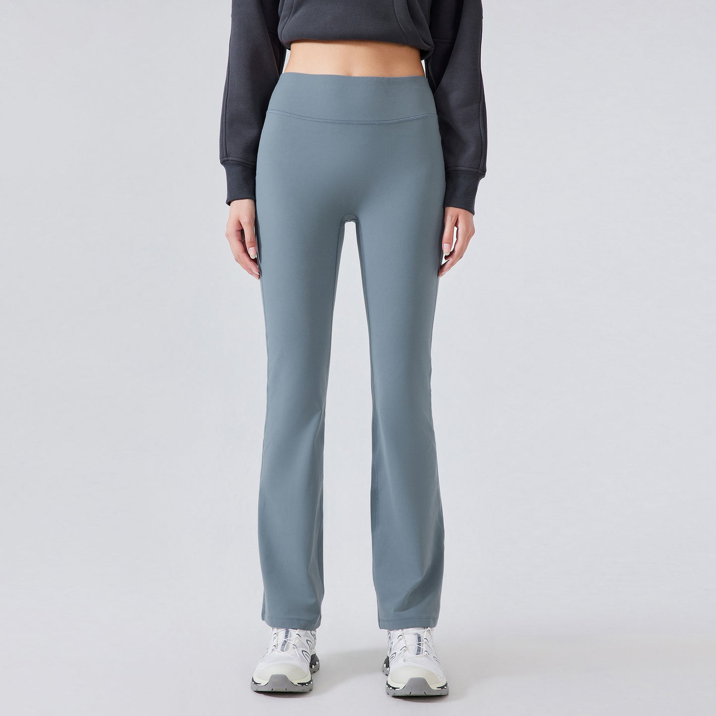 LU Women's new velvet elastic sports bell bottoms