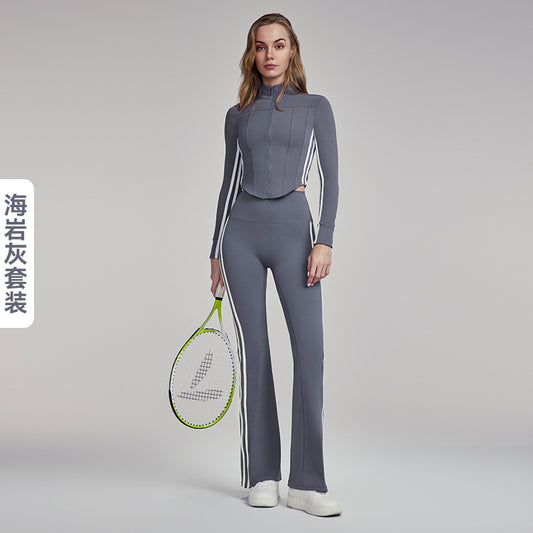 LU Women's new two-piece outdoor fitness clothing sports suit