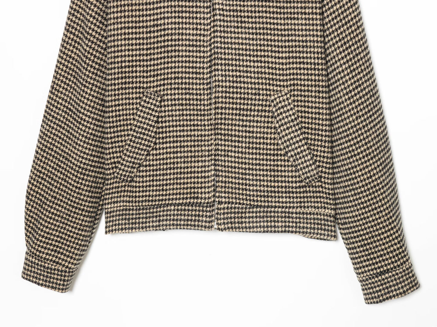 suit Women's 2 pieces lapel plaid pilot jacket Coat+Pants
