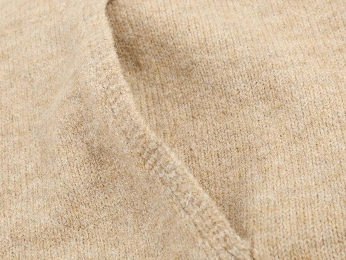 Women's 2025 New Loose Zipper Knitted hooded sweatshirt