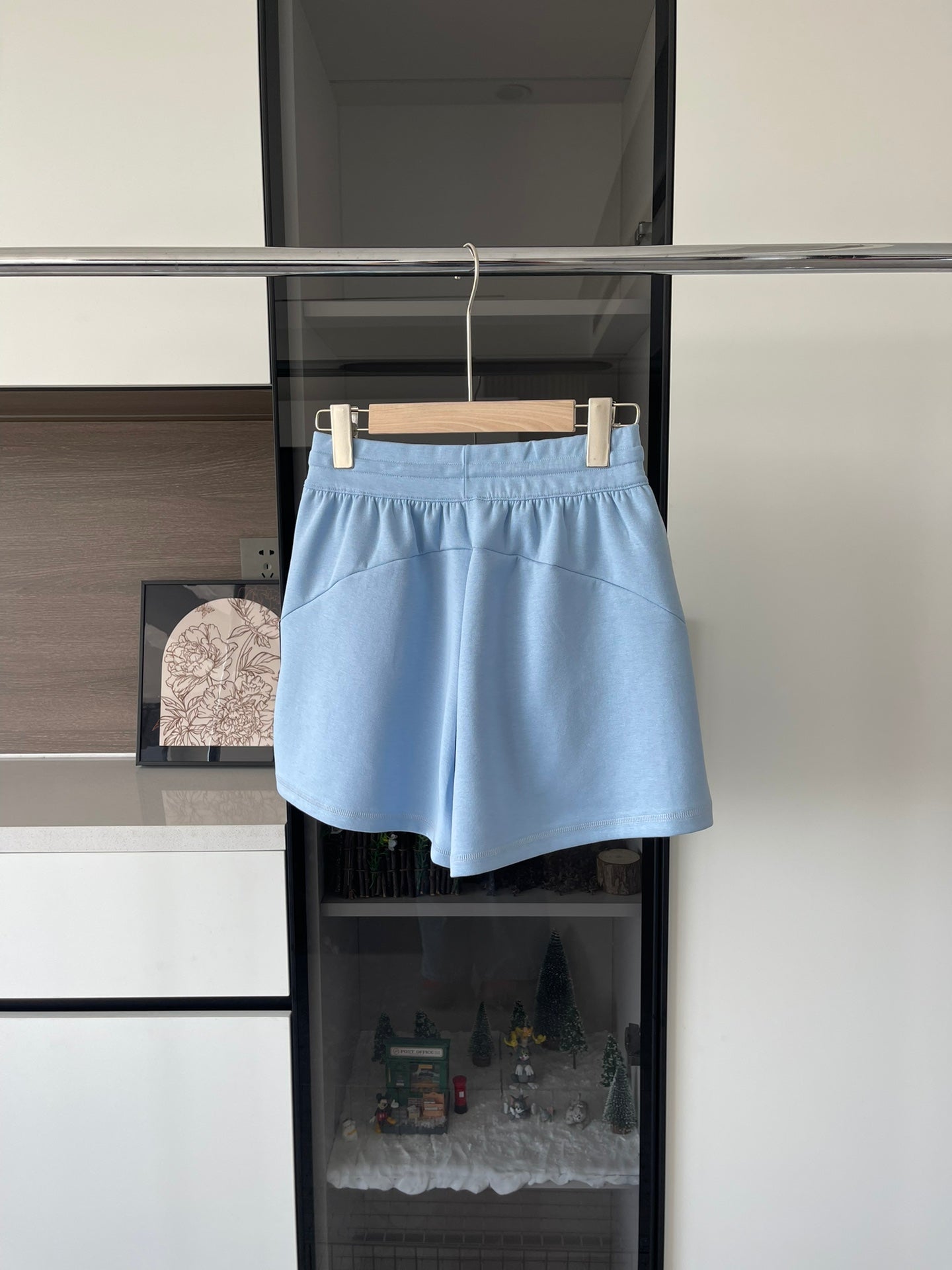 Women's New Joker Leisure Sports Elastic Waist Hip Shorts