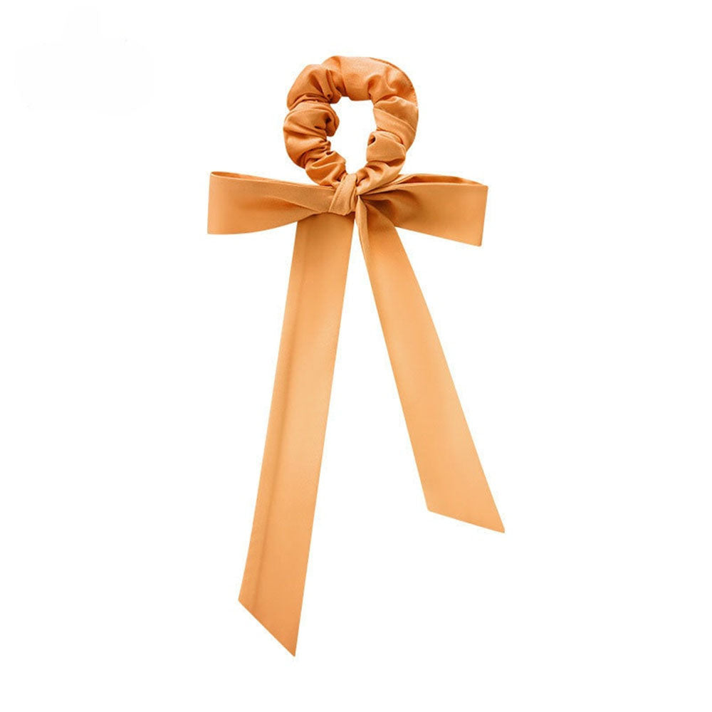 The new ribbon bow can adjust the sweet headband.