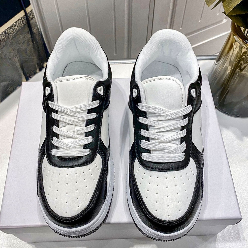 Women's new thick-soled non-slip sports shoes have a shoe box