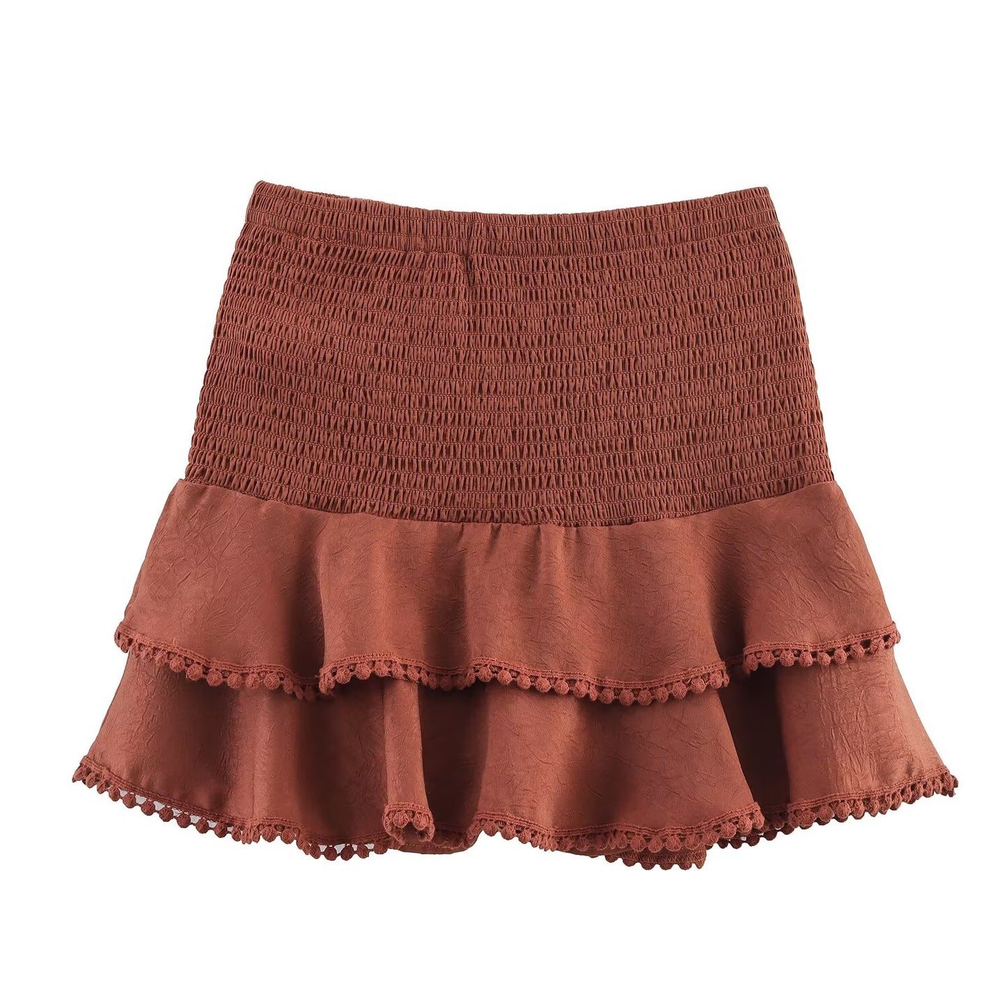 suit Women's 2 pieces New lace layered decorative suspender top+Skirts suit