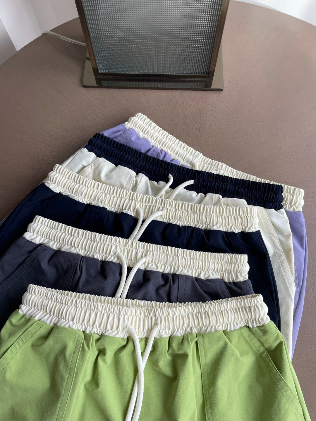 Women's New Fashion Casual Joker Reflective Letter Printing Elastic Waist Outdoor Woven Tooling Skirt Ladies Pants Skirt.