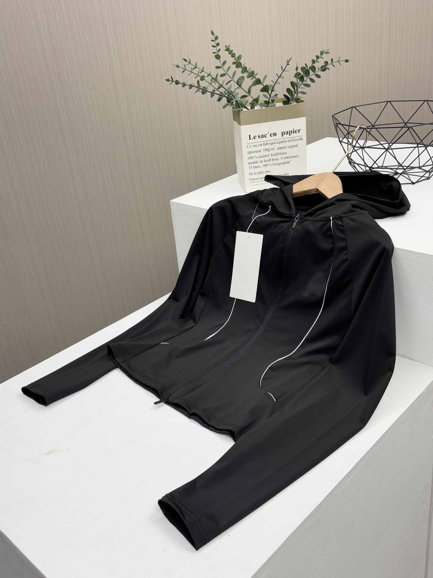 LU 2025 New Women's Hooded Sun Protection Clothes