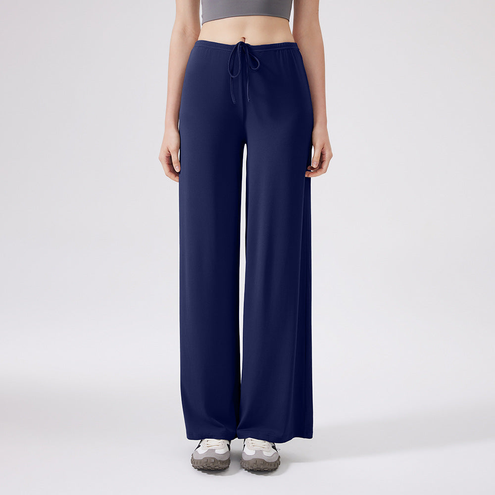 Women's new Joker cool sweatpants antibacterial loose slim sweatpants running yoga pants straight pants