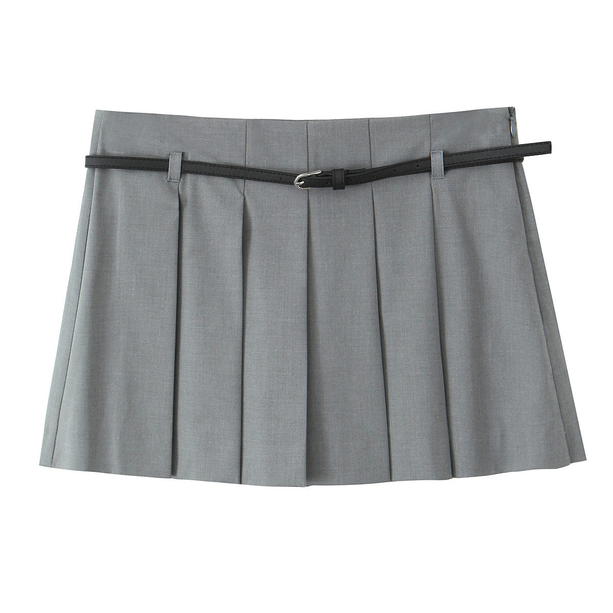 Women 2025 New Fashion Pleated skirt pants with waist width Vintage High Waist Female Skirts