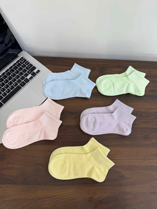 Women's New Leisure Set of 10 Pairs of Low-cut Sports Socks Socks.
