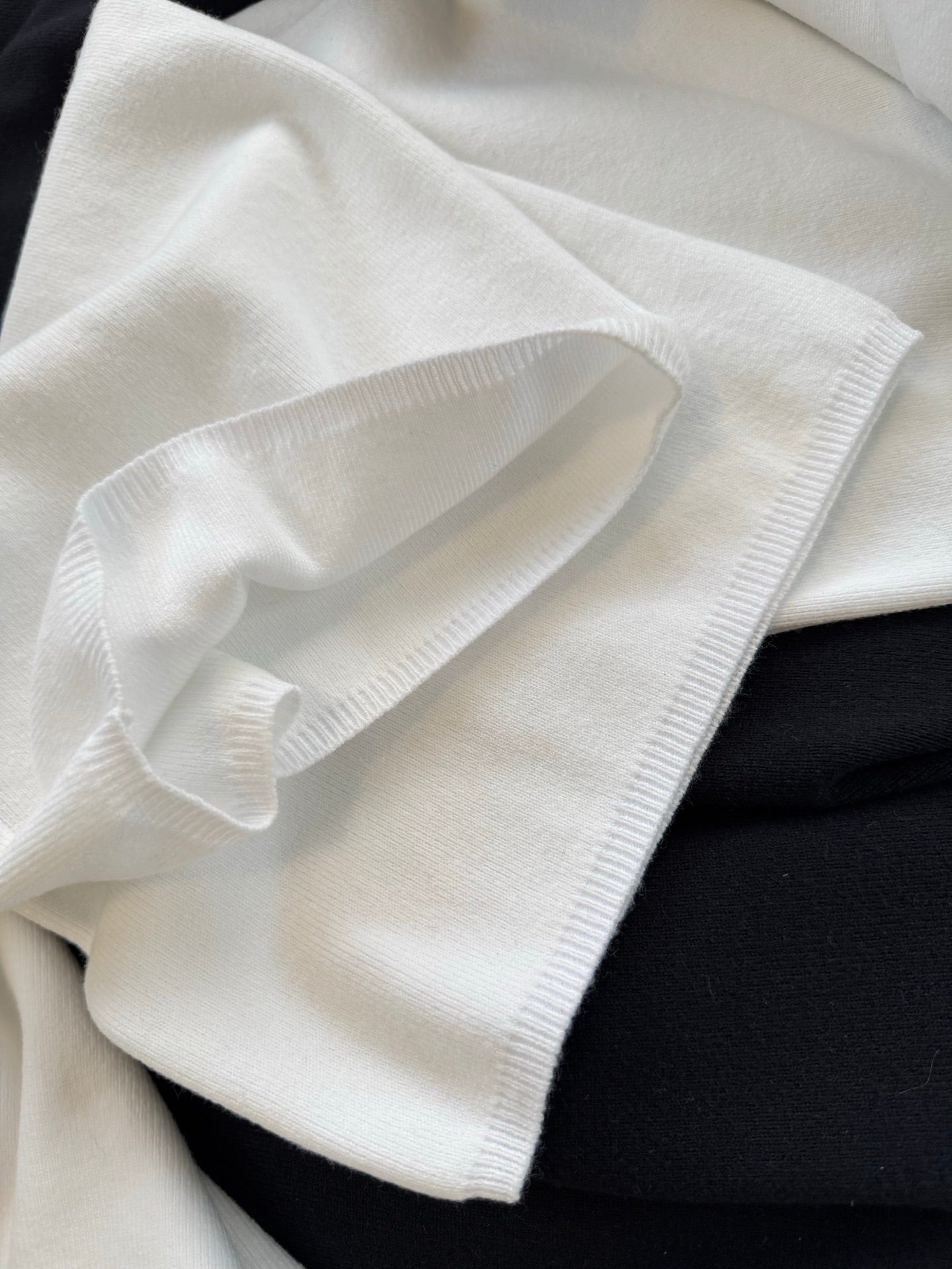 Women's new casual Joker suit Polo neck knitted pullover wide-leg trousers two-piece knitted suit