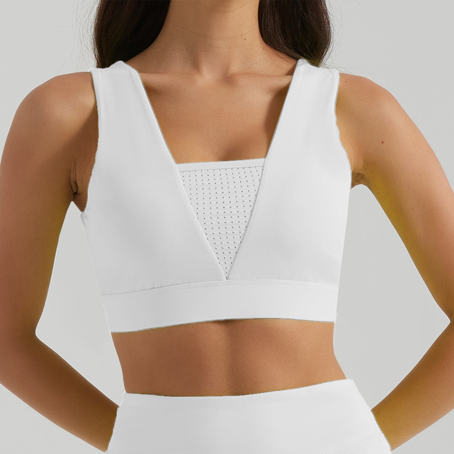 Women's New Joker Sports Suit Yoga Clothing Vest Breathable Exposure-proof High Waist Tennis Yoga Skirt.