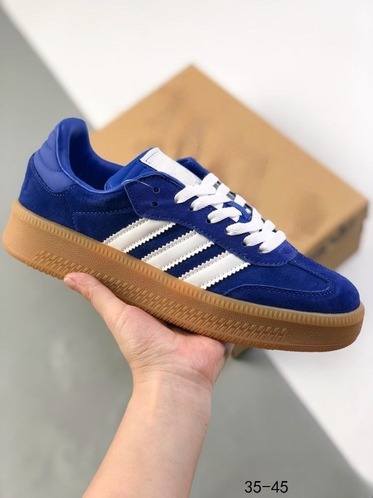 Men's and women's new casual Joker platform low-top anti-slip sports shoes have a shoe box.