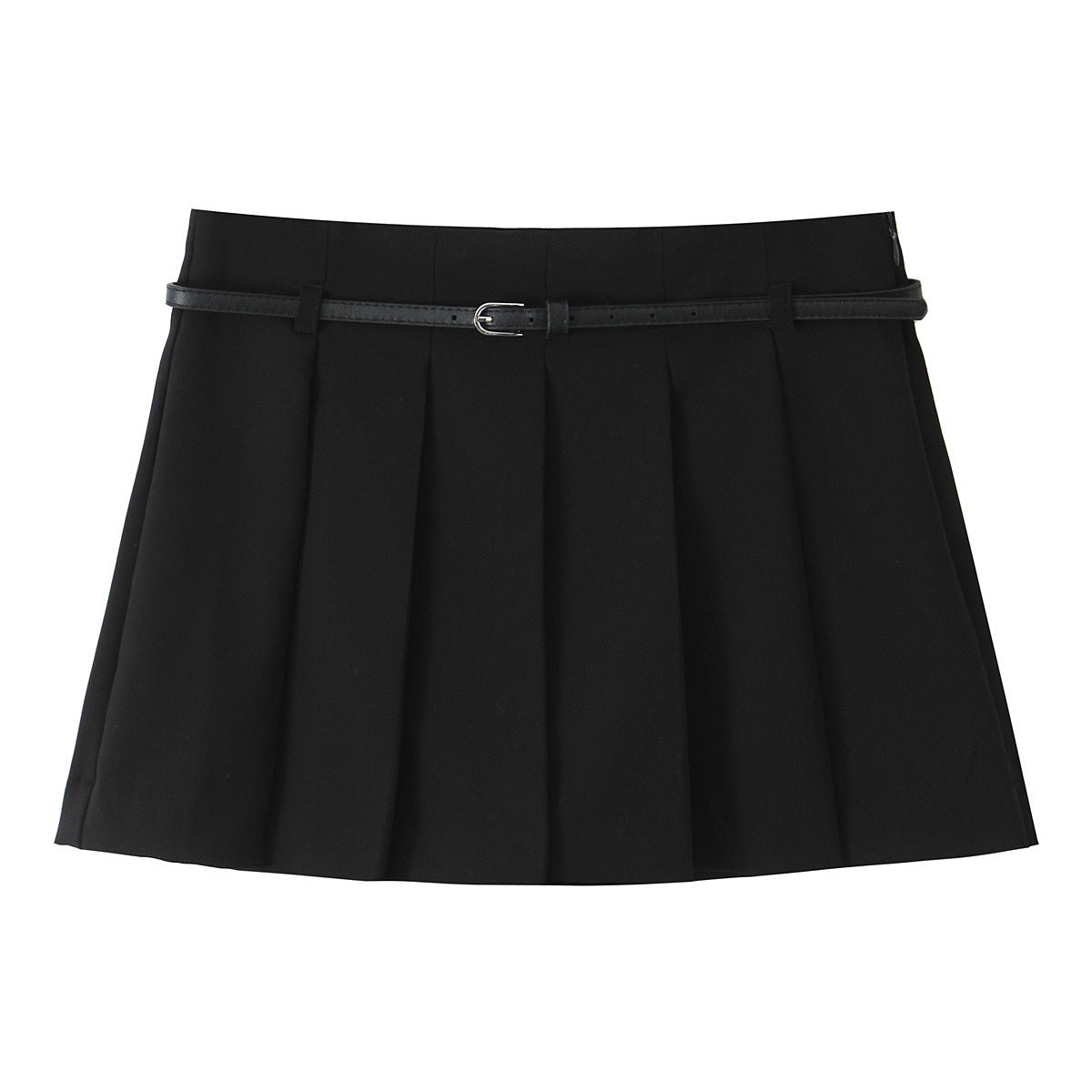 Women 2025 New Fashion Pleated skirt pants with waist width Vintage High Waist Female Skirts