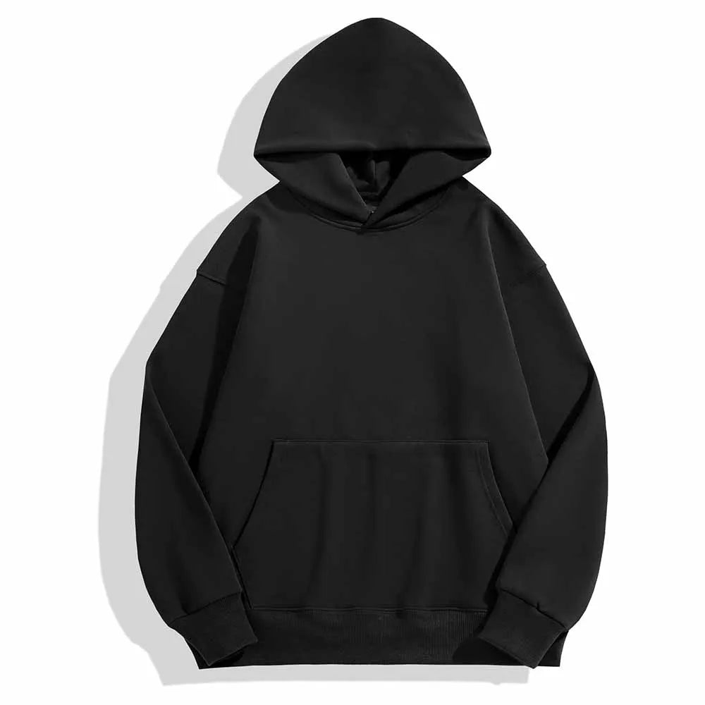 Women's New Fashion Joker Loose Padded Cashmere Hooded Sweater Hooded Quite Wide Three-dimensional Coat.