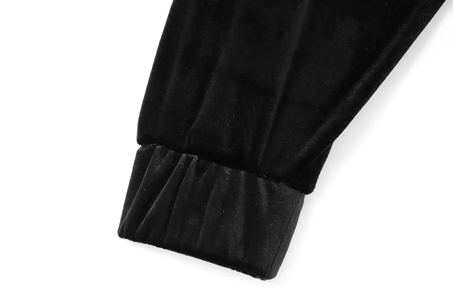 Women's new Fashion black casual single breasted short velvet flight jacket coat retro long sleeved pocket women's coat chic top