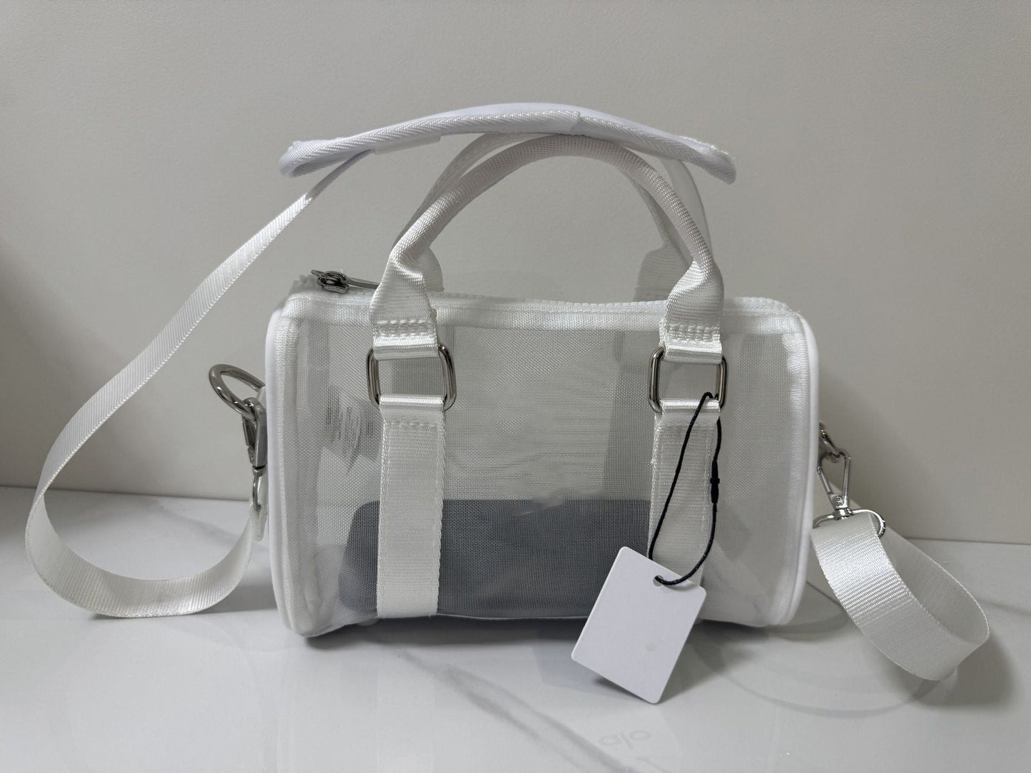 ransparent Net Bag Bag Yoga Fitness Bag Sports Outdoor Fitness Bag Travel Diagonal Bag