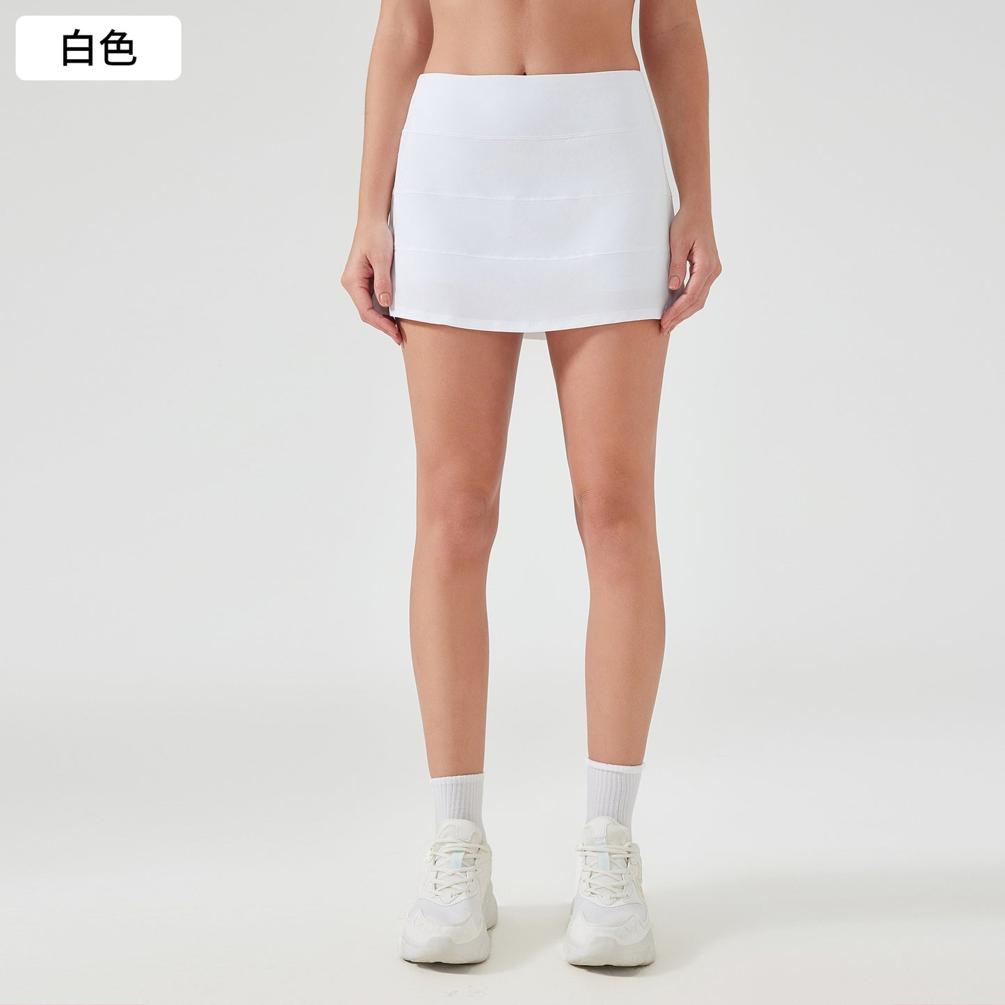 Women's New Joker Waist Pocket Quick-drying Breathable Tennis Skirt Fake Two-piece Anti-exposure Yoga Fitness Skirt