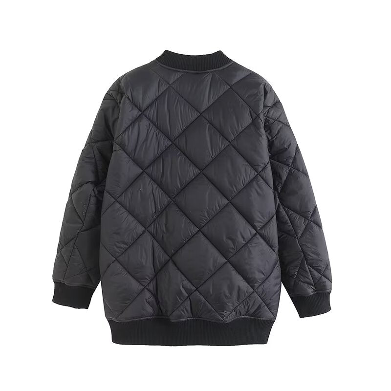 Women's casual warm cotton pilot jacket Coat