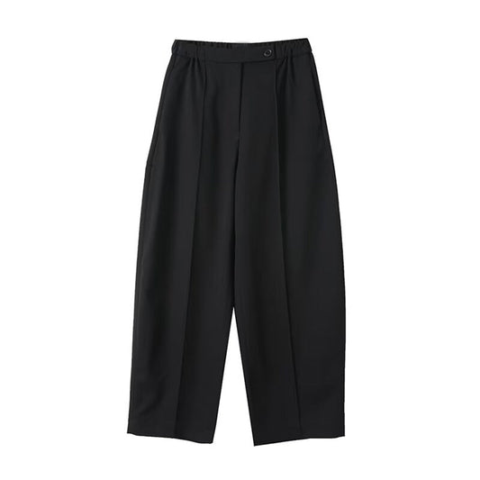 Women's new casual versatile lantern shaped curved knife pants