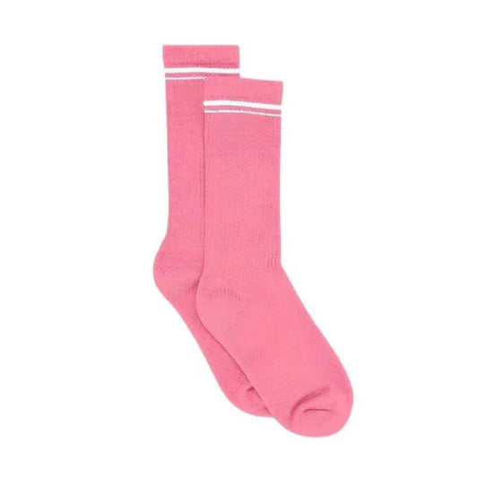 Men's and Women's Socks Cotton Tube Sports 80% Cotton Middle Yoga Socks High Socks.