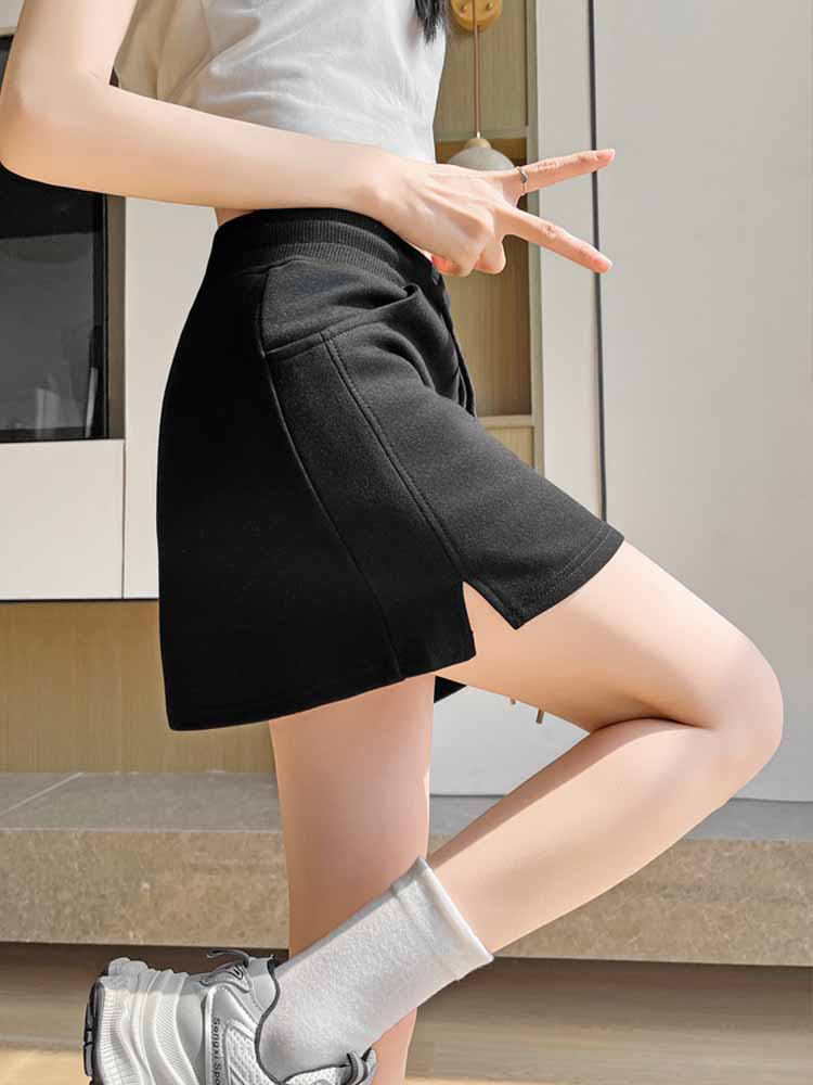 Women's New Joker Sports Skirt High Waist Skirt A-line Skirt Anti-exposure Hip Skirt Pants
