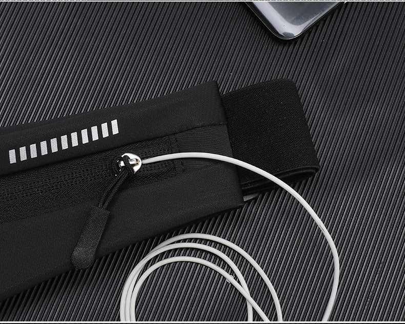 Men's and Women's Mobile Phone Wallet Sports Fitness Invisible Belt Small Marathon Equipment Multifunctional Wallet.