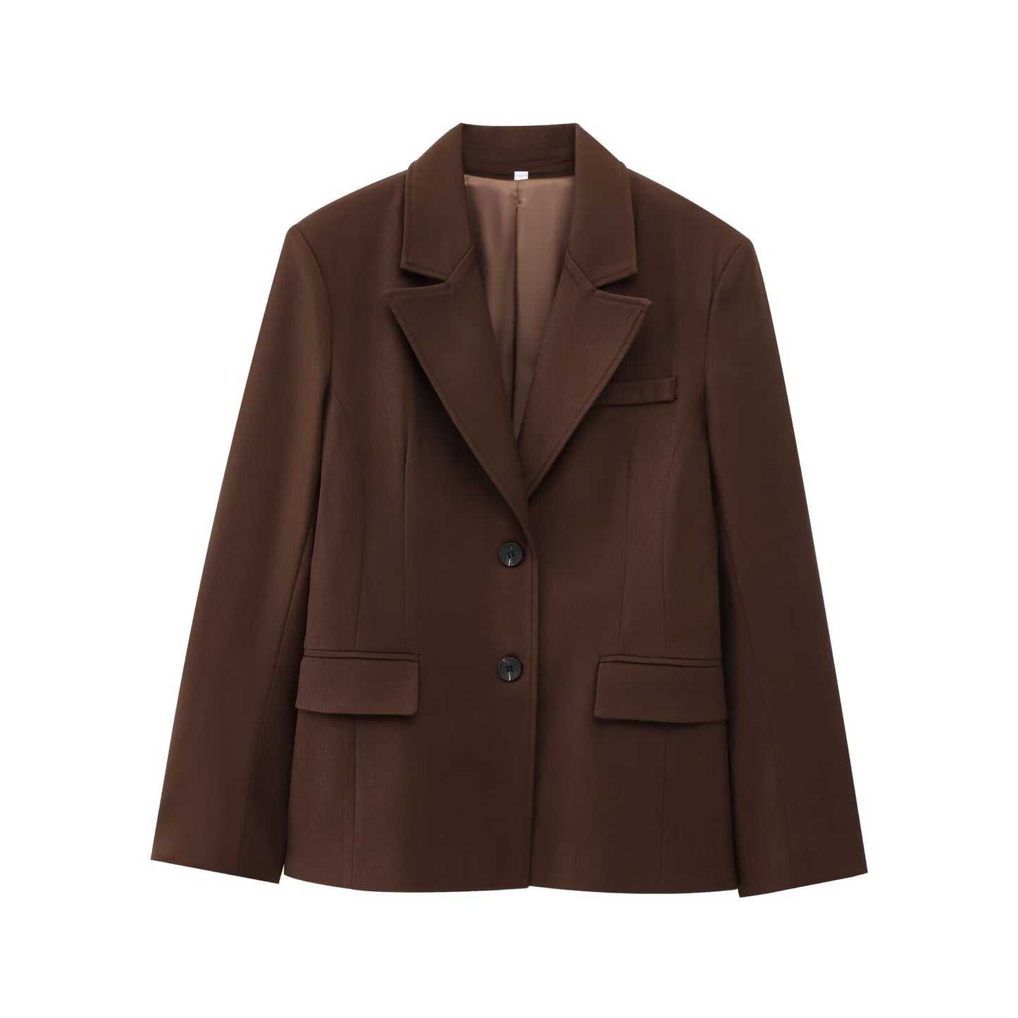 Suit Women's 2-piece Fashion Office Dress Short Skirt Skirt Suit Jacket Retro Long Sleeve Back Slit Female+bucket Pants Female Suit