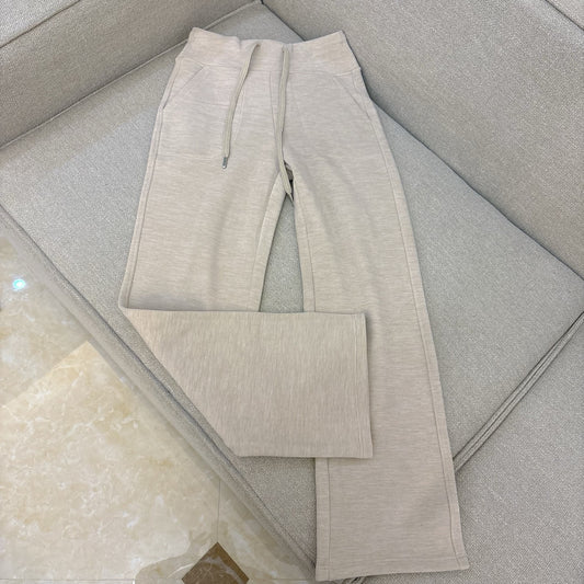 LU women's new Joker elastic waist straight casual pants