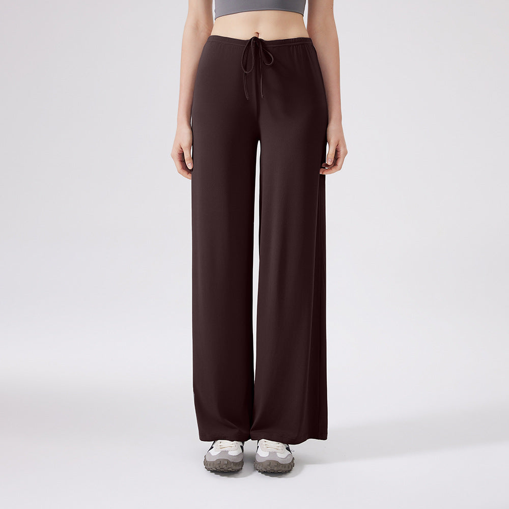 Women's new Joker cool sweatpants antibacterial loose slim sweatpants running yoga pants straight pants