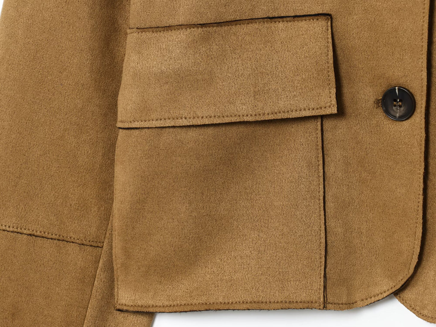 Women's 2025 new fashion anti suede effect short jacket Coat